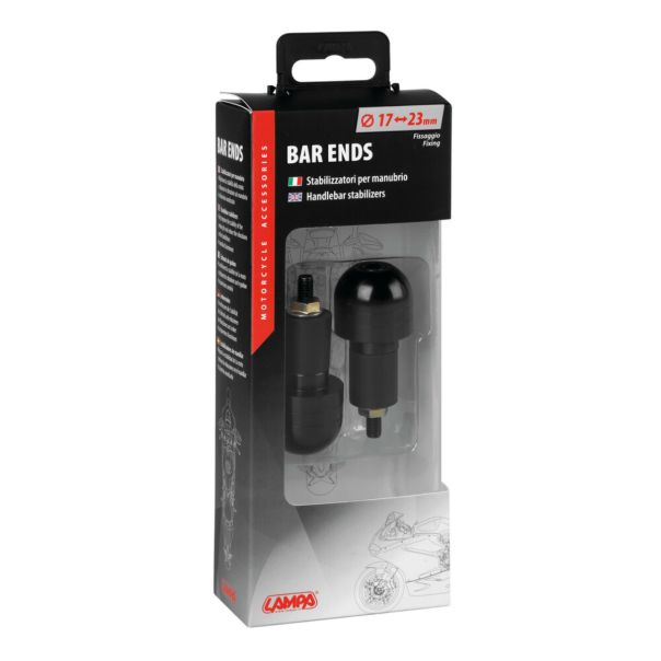 LAMPA Bar ends tegići crni - 10638LAMBK