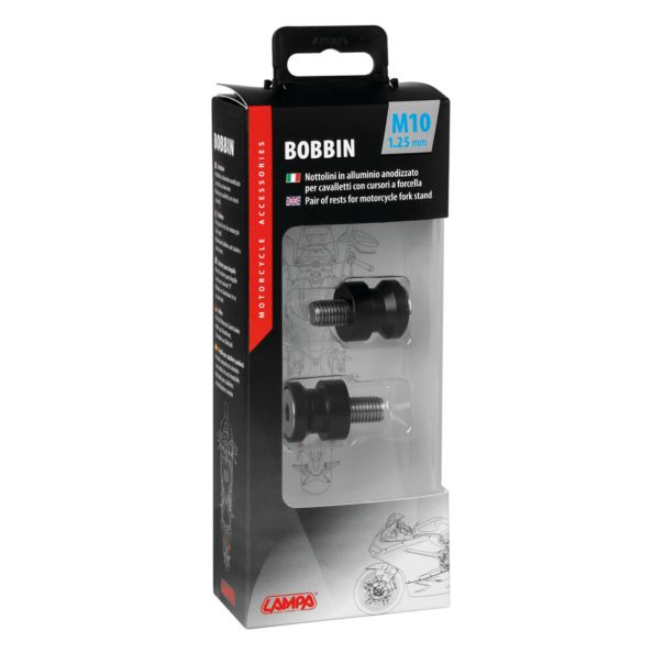 LAMPA Black stand oslanjači 10mm-1.25 - 10641LAM001