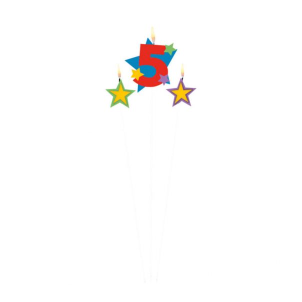 AMSCAN Svećice Zvezdice 5 - INT175207