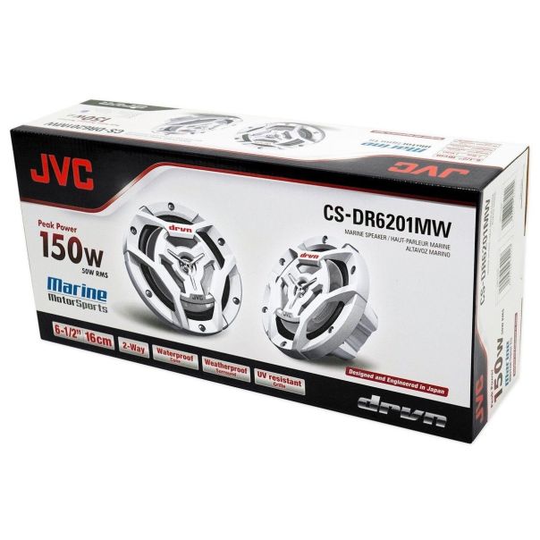 JVC Zvučnici za auto 16cm CS-DR6201MW, bela - 10796