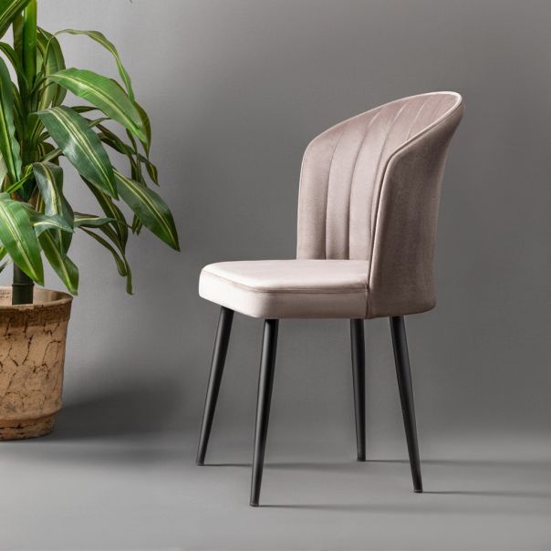 HANAH HOME Trpezarijske stolice Rubi 4/1, kapućino - 107BCK1102