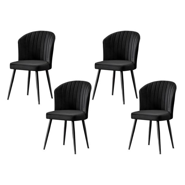 HANAH HOME Stolice Rubi Black - 194869