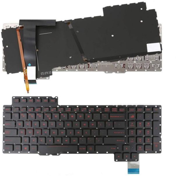 Tastatura za laptop Asus Rog G752 G752VL G752VM mali enter sa pozadinskim - 108098