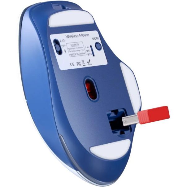 Bežični Gaming miš Defender Tisa GM-126 Belo plavi LED - 52126-1