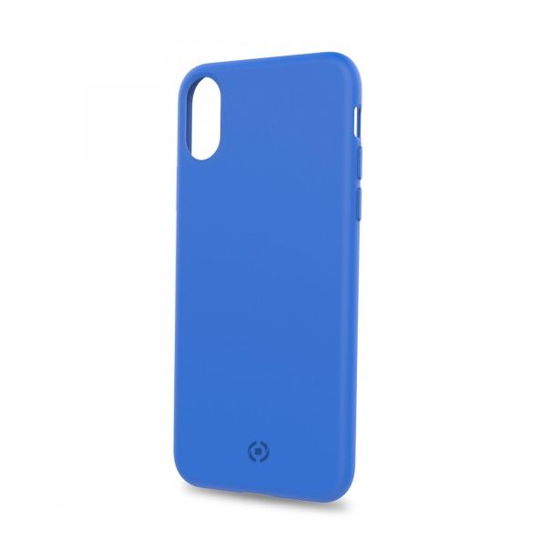 CELLY Futrola FELLING za iPhone Xs Max, plava - SHOCK999BL