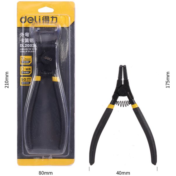 DELI Zeger klešta savijena spoljašnja 19-60mm, 180mm dl20024 - 1094036