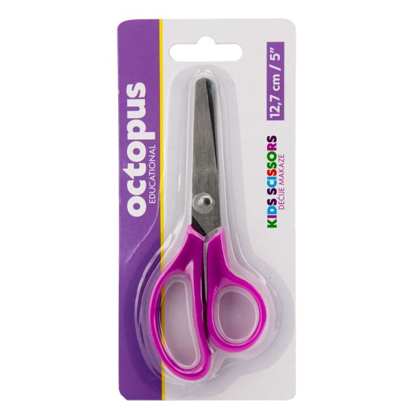 OCTOPUS Makaze 12.7cm kids ljubičaste blister unl-0373blp - 109663
