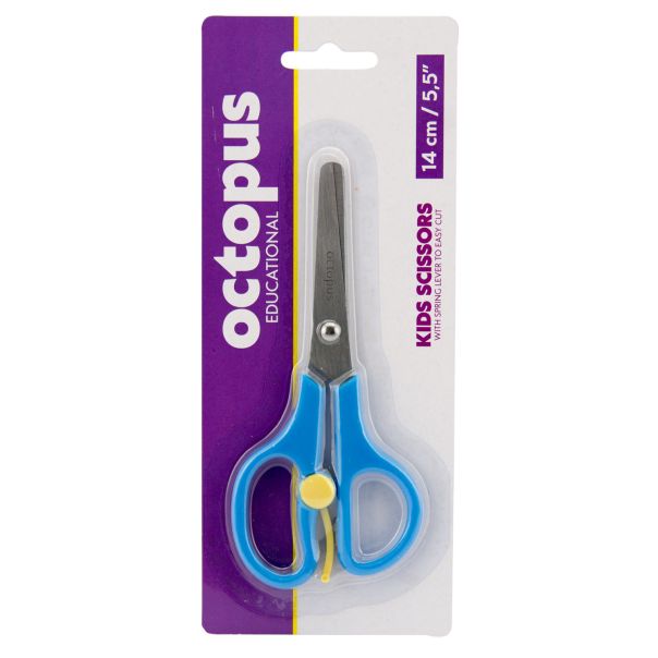 OCTOPUS Makaze 14cm sa oprugom plave blister unl-1939blb - 109669-1