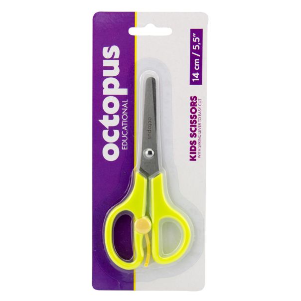 OCTOPUS Makaze sa oprugom Blister 14cm zelene unl-1939blg - 109670