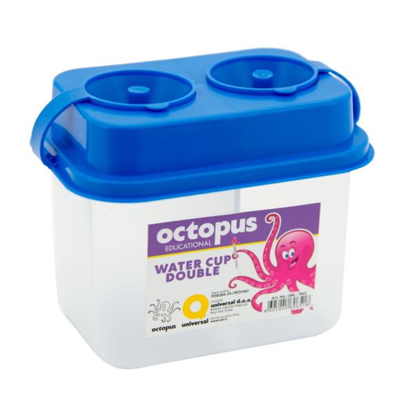 OCTOPUS Čaša  za likovno dupla 12x8x9cm  unl-1963 - 109700