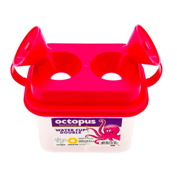 OCTOPUS Čaša  za likovno dupla 12x8x9cm  unl-1963 - 109700