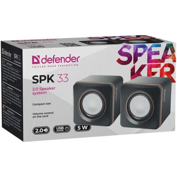 DEFENDER USB Zvučnici 2.0 SPK33 5W - 125089