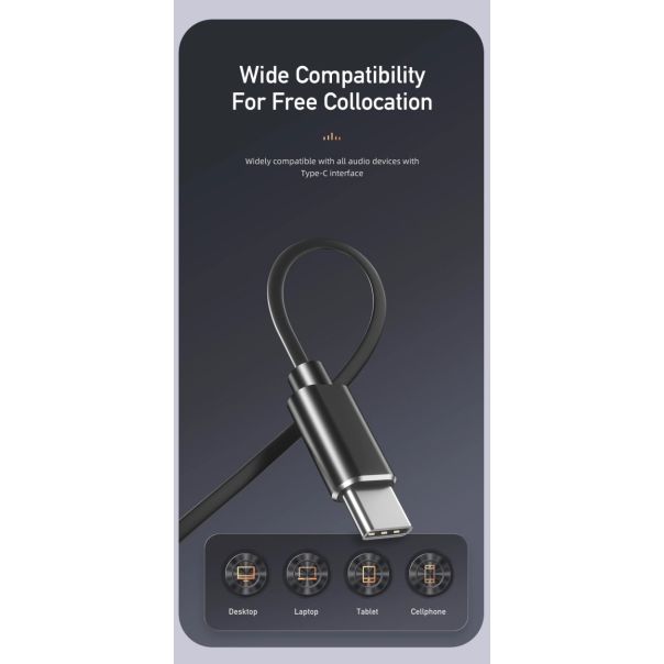 Slušalice AWEI TC-7 Bubice  USB-C w/microphone Crne - 55963