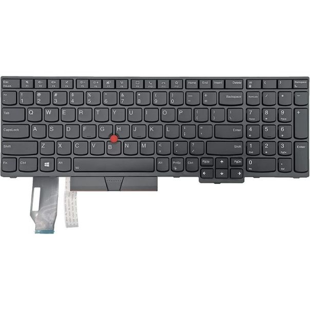 Tastatura za laptop Lenovo ThinkPad E580 E585 L580 P72 T590 E590 E595 sa pozadinskim i gumbom - 109757
