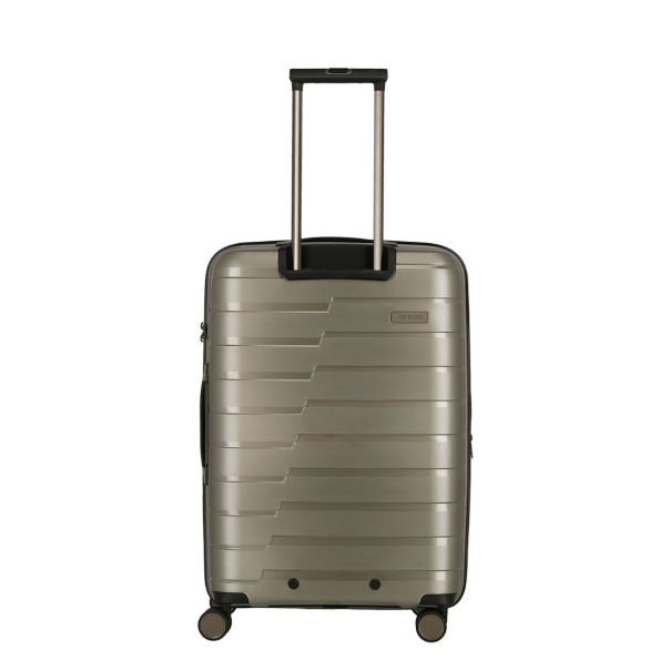 Kofer putni travelite air base 4w trolley m exp. champagne metallic 075348-40 - 109762-1