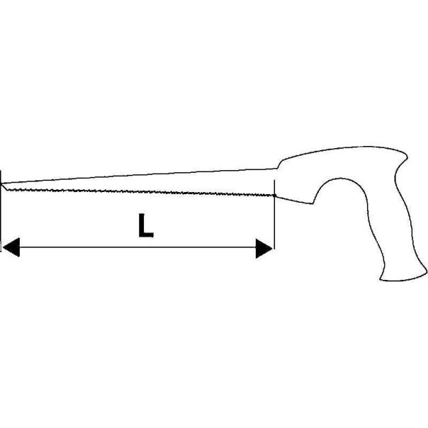 TOPEX Testera za grane i gips - 10A723