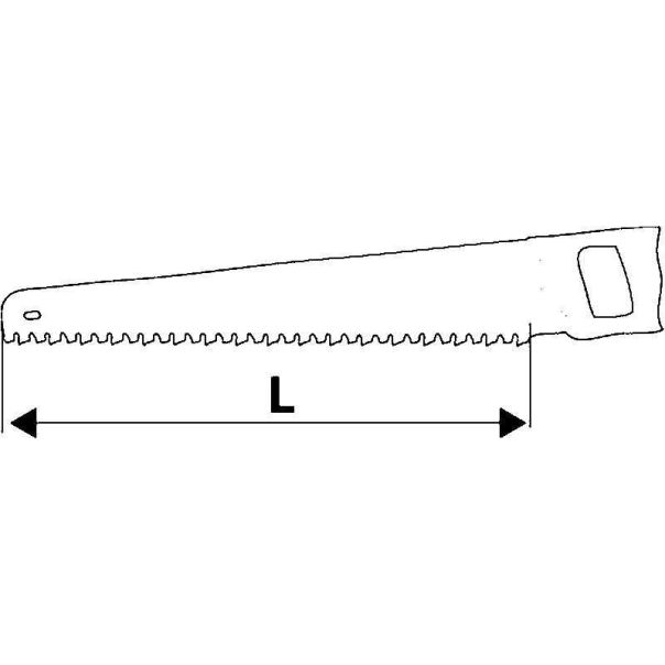 TOPEX Testera za siporeks 600m 17 zuba - 10A760
