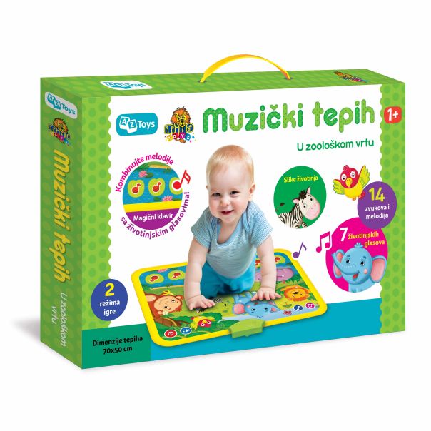 MILLA Muzički tepih U zoo vrtu - 11-01017