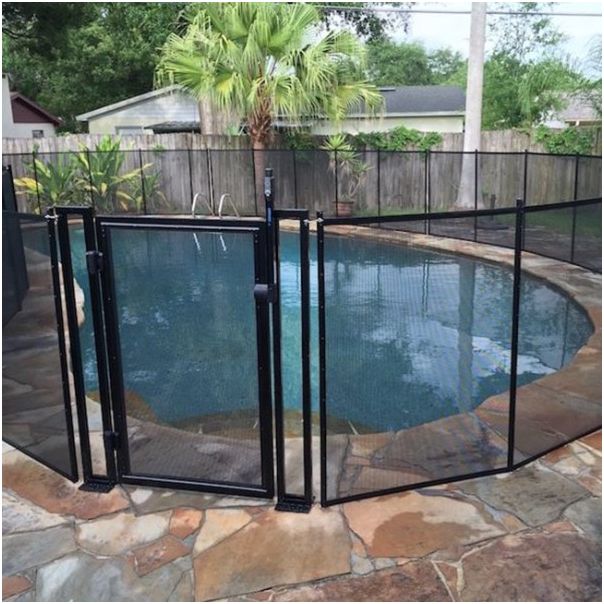 Nero Zaštitna kapija za ogradu oko bazena – kapija 1.22mx0.76m - 11629