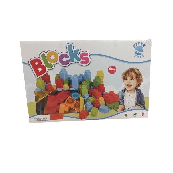 Plastične kocke b21056 56 delova - 11-21056
