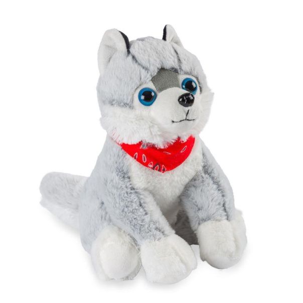Plišana igračka Haski 20cm, siva - 11-260110