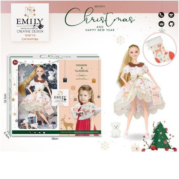 Lutka Emily u zimskoj haljini - 11-41018