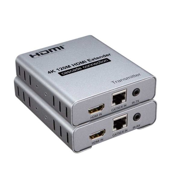 VELTEH HDMI Extender 4K 120m 2 adaptera 5e/6 HDEX-12 - 11-470