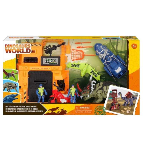Set za igru Dinosaurus sa vozilima i figurama 63501 - 11-63501