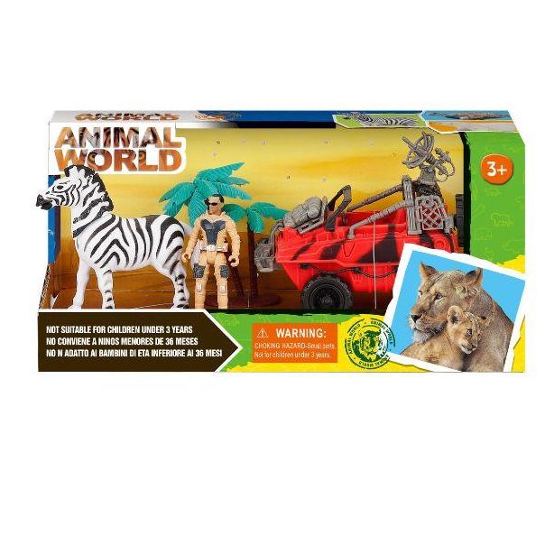 Igračka za decu Zebra sa dodacima Animal world - 11-63780