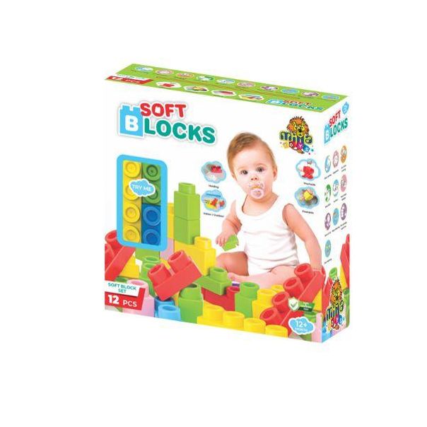 MILLATOYS Mekane kocke za bebe 12kom - 11-71283