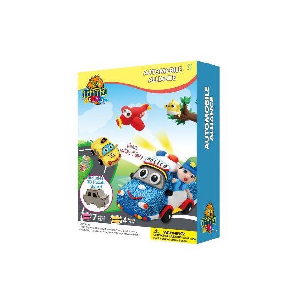 MILA TOYS Penasta masa za oblikovanje Policijski automobil - 11-71307