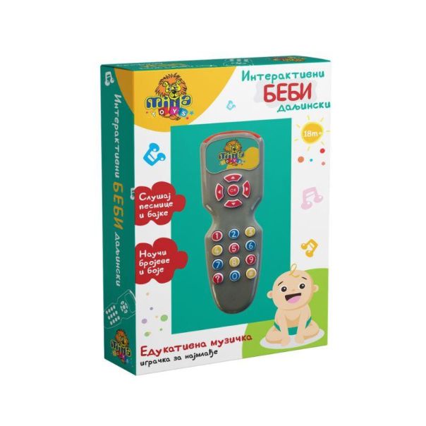 MILLATOYS Interaktivni muzički daljinski za bebe - 11-71340