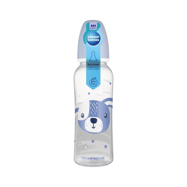 CANPOL BABIES FLASICA CUTE ANIMALS 250ml (11/841) - BLUE - EP2740746