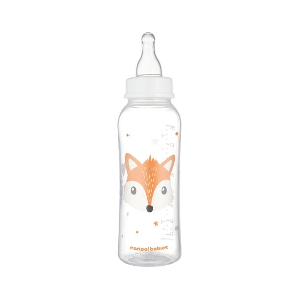 CANPOL BABIES FLASICA CUTE ANIMALS 250ml (11/841) - ORANGE - EP2740749