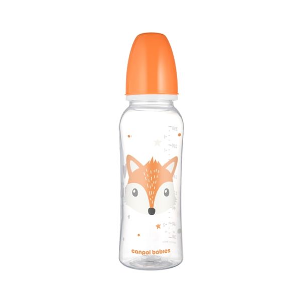 CANPOL BABIES FLASICA CUTE ANIMALS 250ml (11/841) - ORANGE - EP2740749