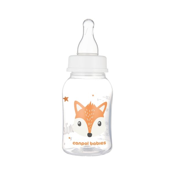 CANPOL BABIES FLASICA CUTE ANIMALS 120ml (11/851) - ORANGE - EP2740707