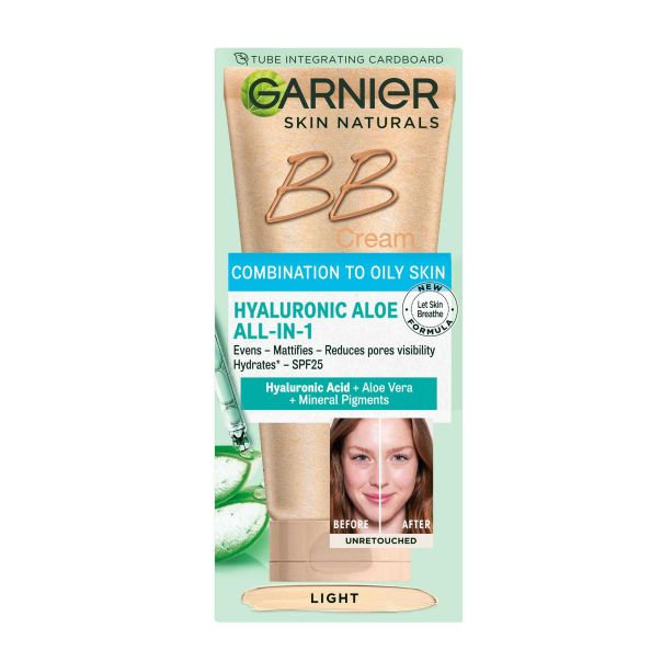 Garnier Skin Naturals BB dnevna krema za mešovitu do masnu kožu Light 50 ml - 1100000761