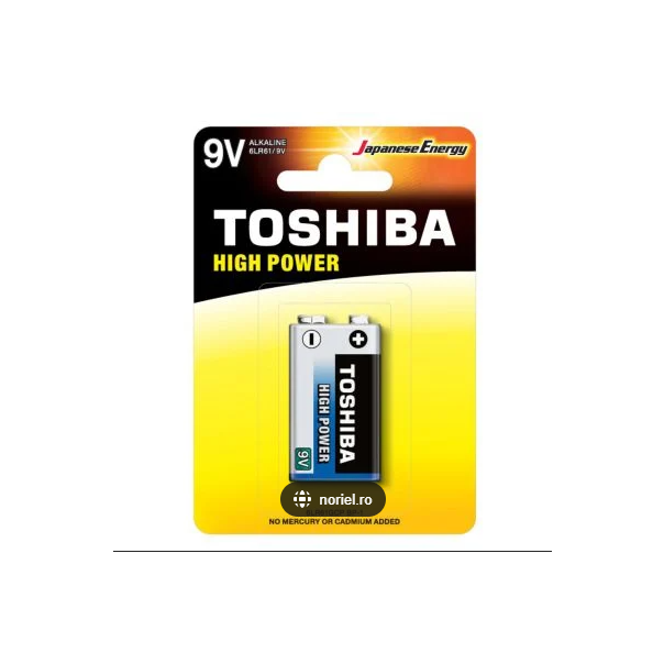 TOSHIBA Alkalna Baterija High Power 6LF22 BP 1/1 - 1100015090