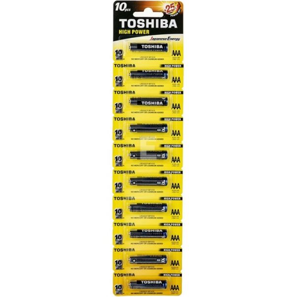 TOSHIBA Alkalne Baterije High Power LR03 BP 10/1 - 1100015091