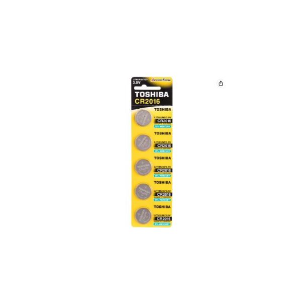 TOSHIBA Litijum Baterije CR2016 5/1 - 1100015093