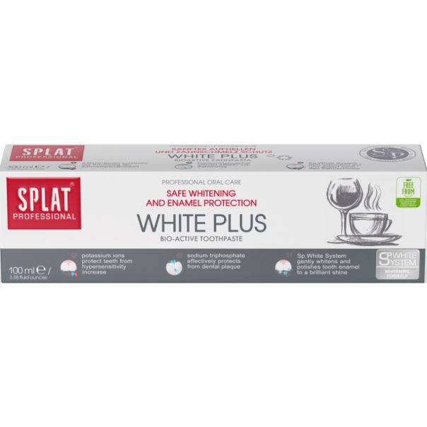 SPLAT Pasta za zube white plus 100 ml - 1100016126