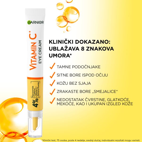 GARNIER Skin Naturals Krema za područje oko očiju Vitamin C 15 ml - 1100016551