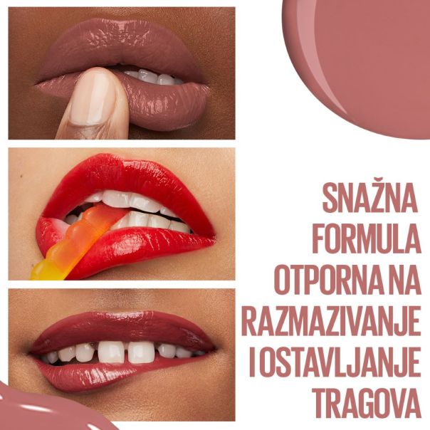 MAYBELLINE New York Ruž za usne Vinyl ink 100, charmed​ - 1100016676