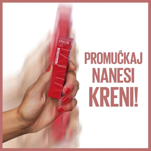 MAYBELLINE New York Ruž za usne Vinyl ink 100, charmed​ - 1100016676