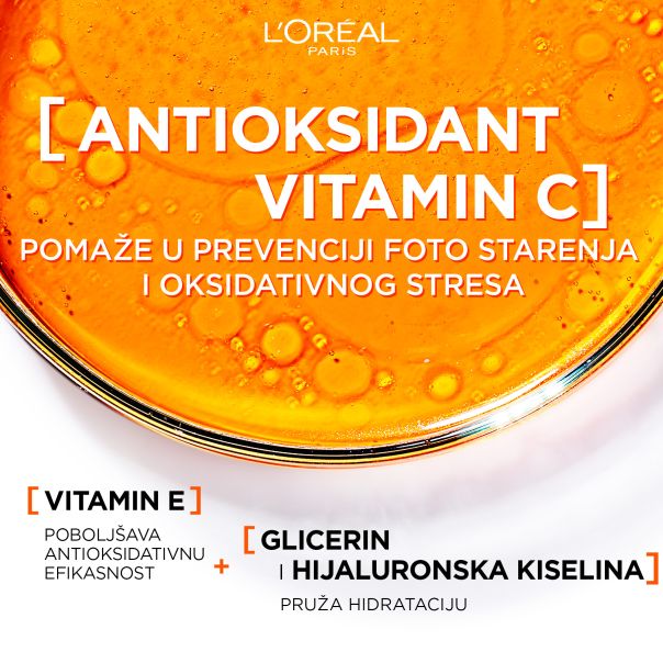 L'Oreal Paris Dnevni lagani fluid sa UV zaštitom i vitaminom C Revitalift clinical, 50 ml - 1100017154
