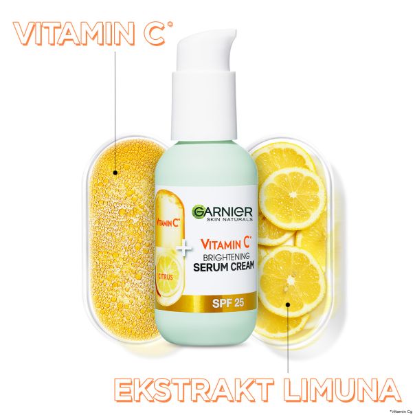 GARNIER Serum - krema za lice 2u1 vitamin C, 50 ml - 1100017965