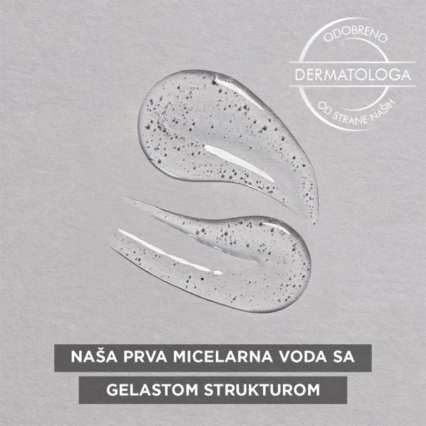 GARNIER Skin Naturals Charcoal Jelly Water Gelasta micelarna voda, 400 ml - 1100018381