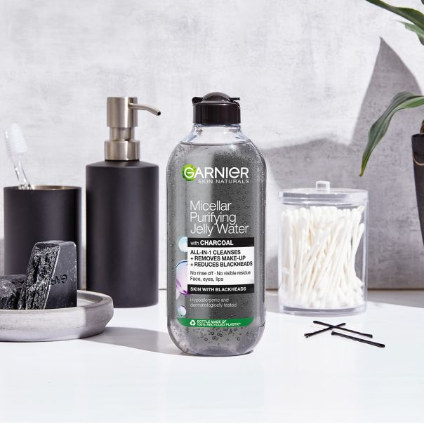 GARNIER Skin Naturals Charcoal Jelly Water Gelasta micelarna voda, 400 ml - 1100018381