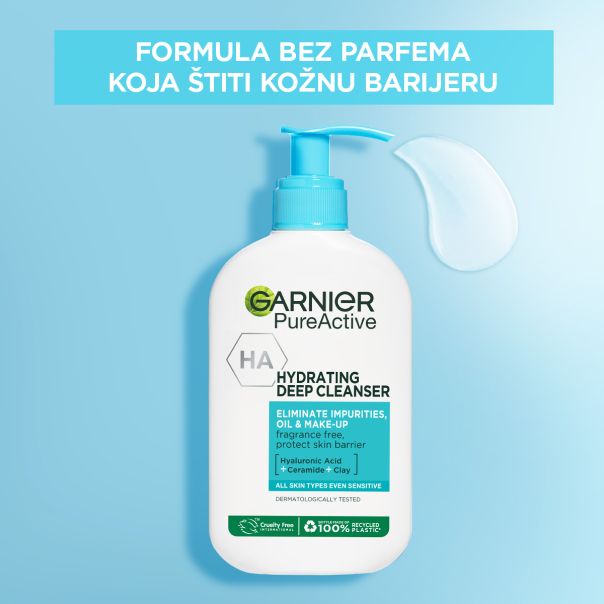 GARNIER Pure Active Gel za čišćenje lica Hydrating Deep Cleanser, 250 ml - 1100018382