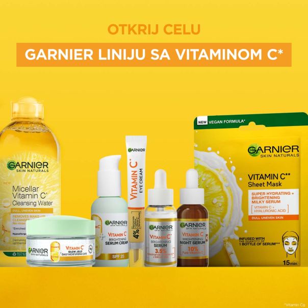GARNIER Skin Naturals Noćni serum za blistavu kožu, Vitamin C, 30 ml - 1100018384